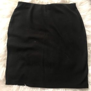 Gap black skirt size med ribbed stretchy material